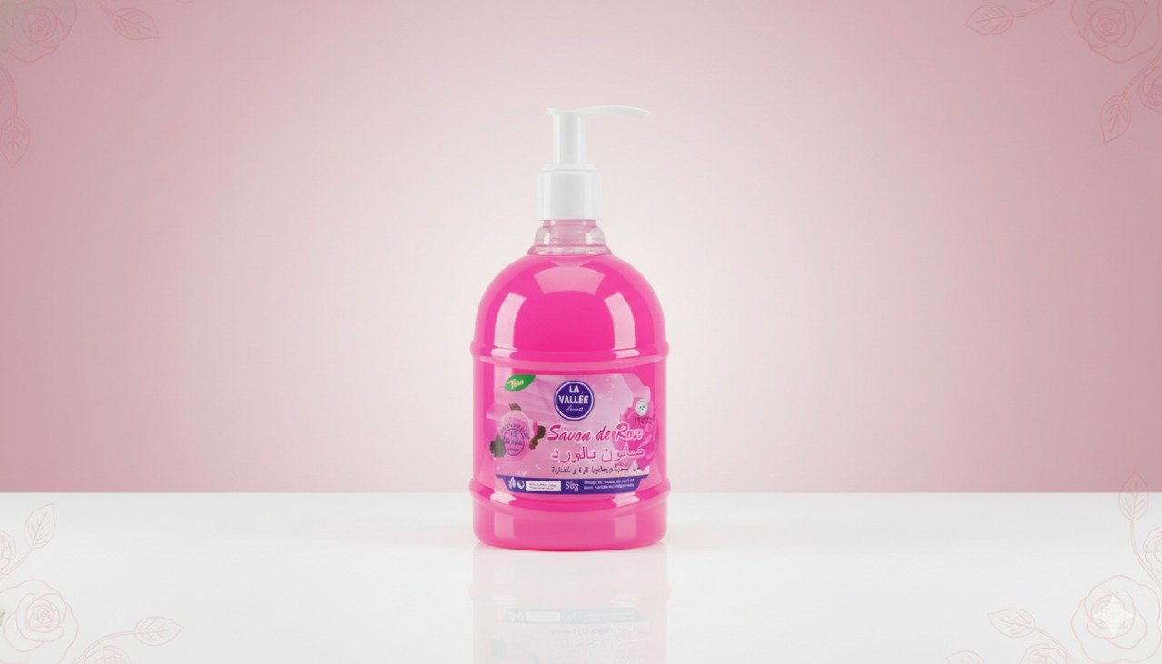 صابون سائل بالورد