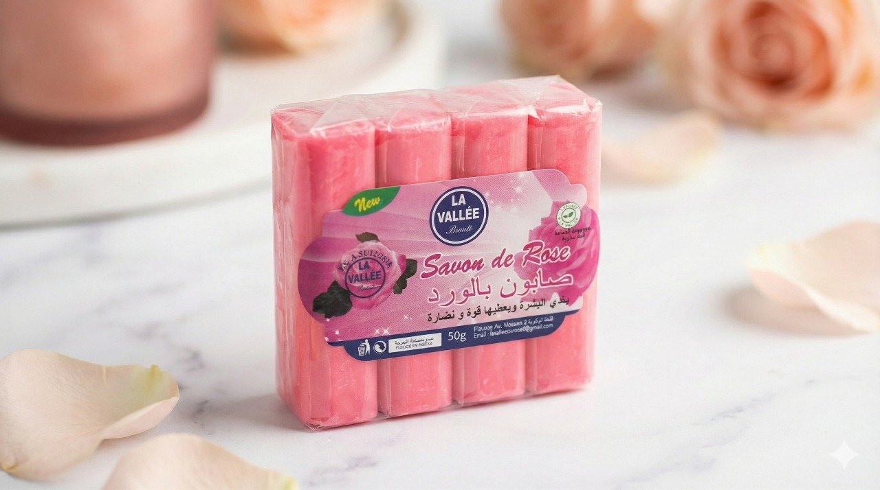 صابون الصلب بالورد